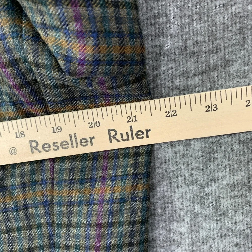 Robert Graham Blazer Jacket Men 40 Classic Check Windowpane Paisley Sport Coat